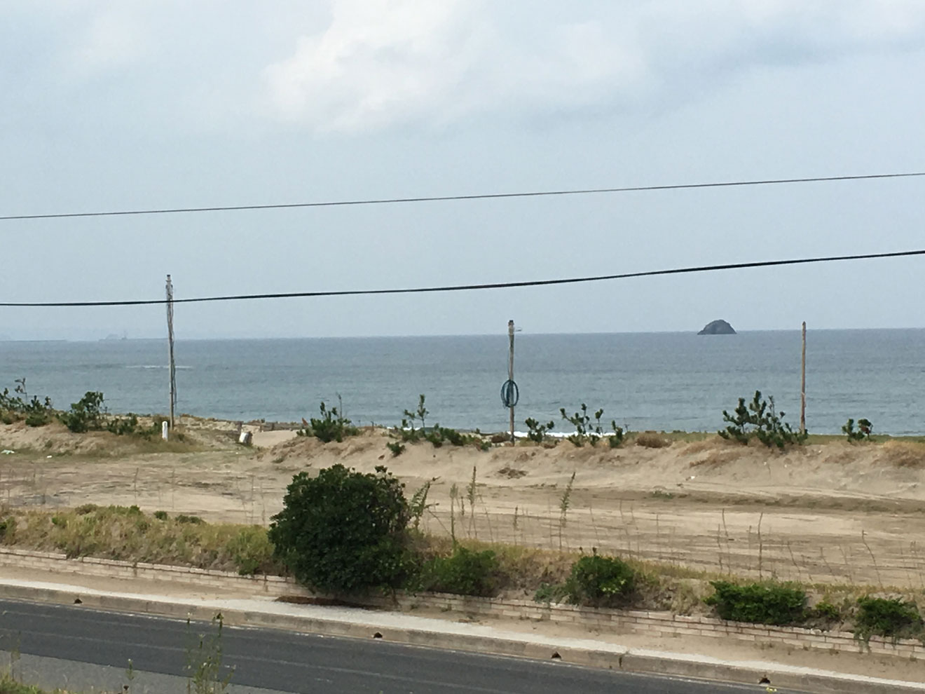 鳥取の海の景色