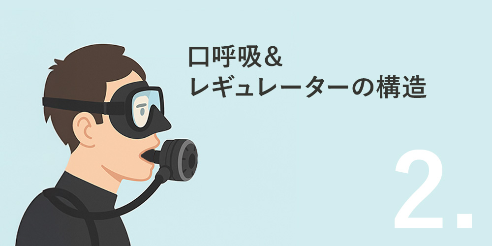 口呼吸＆レギュレーターの構造のイメージ画像
