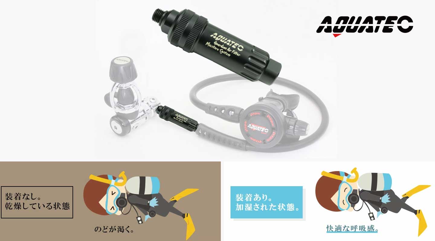 エアフィルターの装着ありなしのイメージ画像