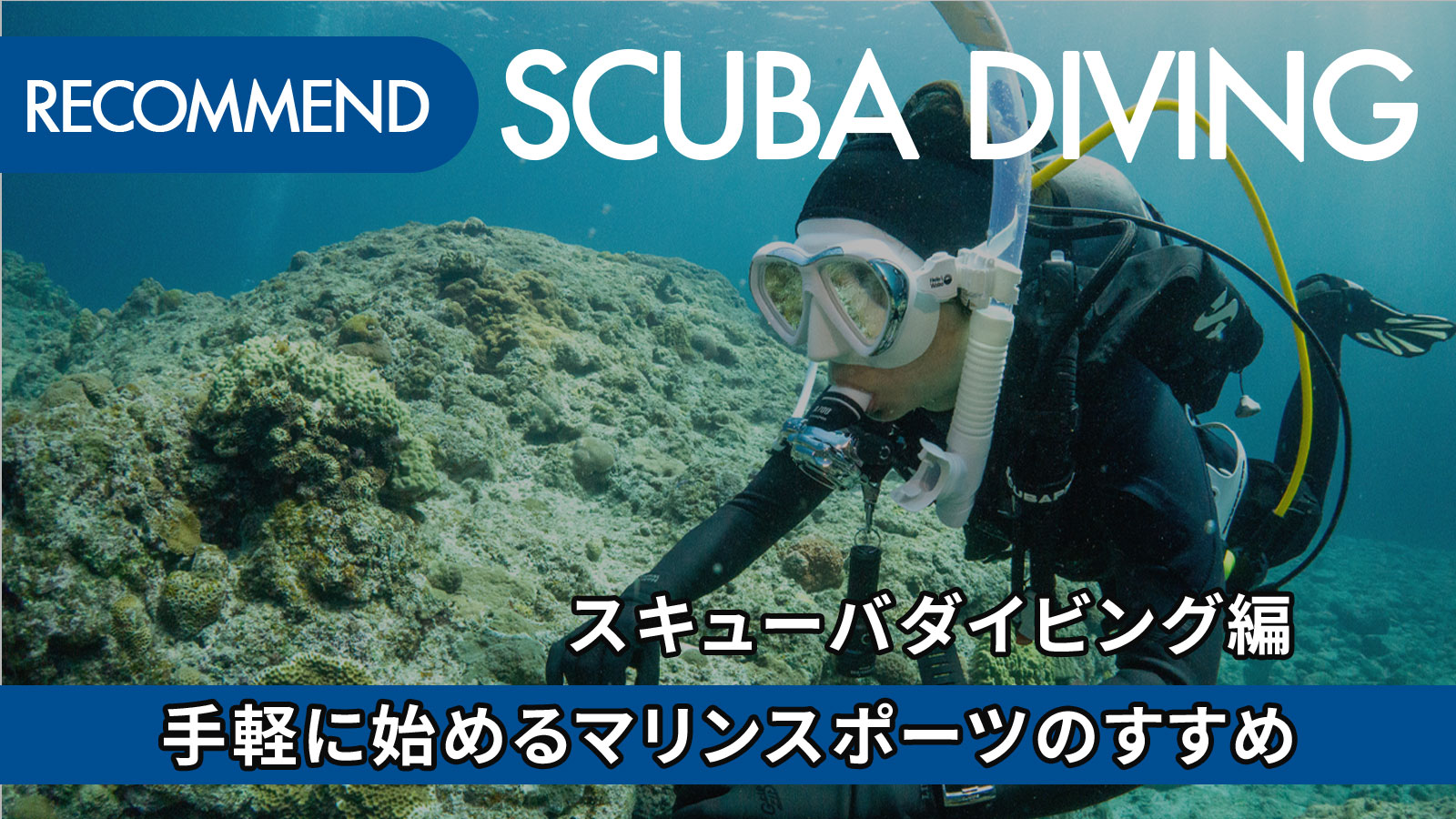 手軽に始めるマリンスポーツのすすめ スキューバダイビング編のメイン画像