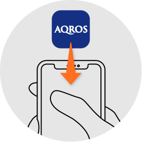 アプリダウンロードで10%OFFクーポンプレゼントのイラスト