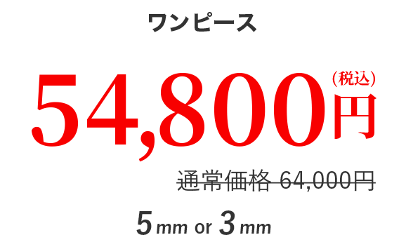 ワンピース 54,800円
